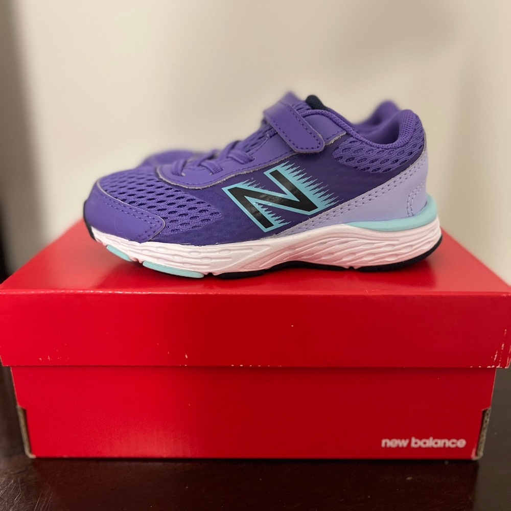 Size 8 Toddler New Balance Purple Sneakers
